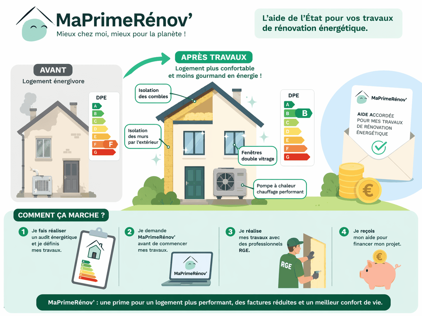 Rénovation énergétique MaPrimeRénov Paris Île-de-France – G&M Bâtiment