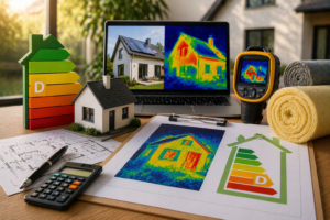Audit énergétique d’une maison avec conseils travaux, analyse thermique et classe énergétique D par G&M Bâtiment